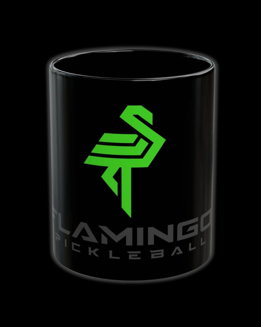 Green Flamingo Mug