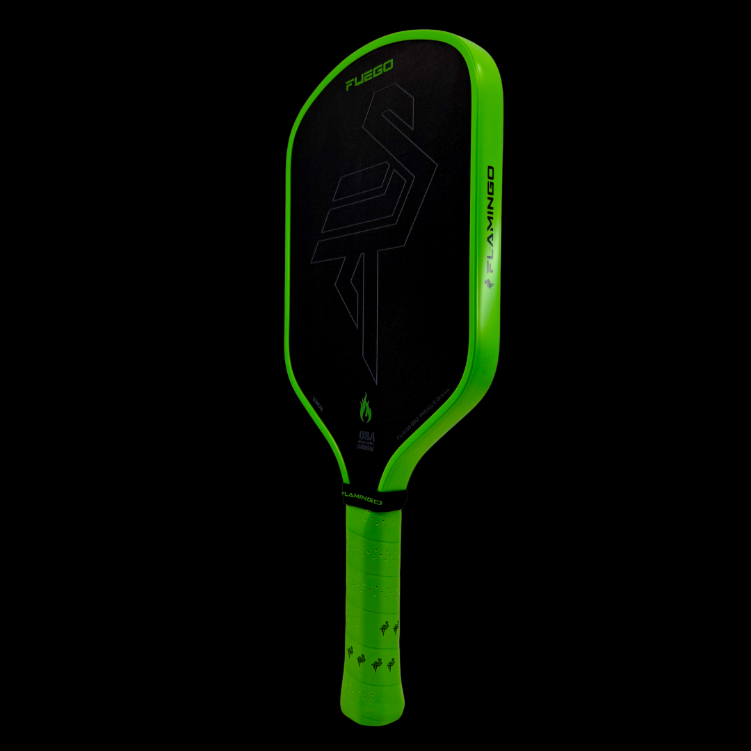 Fuego Pickleball Paddle (16mm) - Electric Lime + Free Paddle Cover