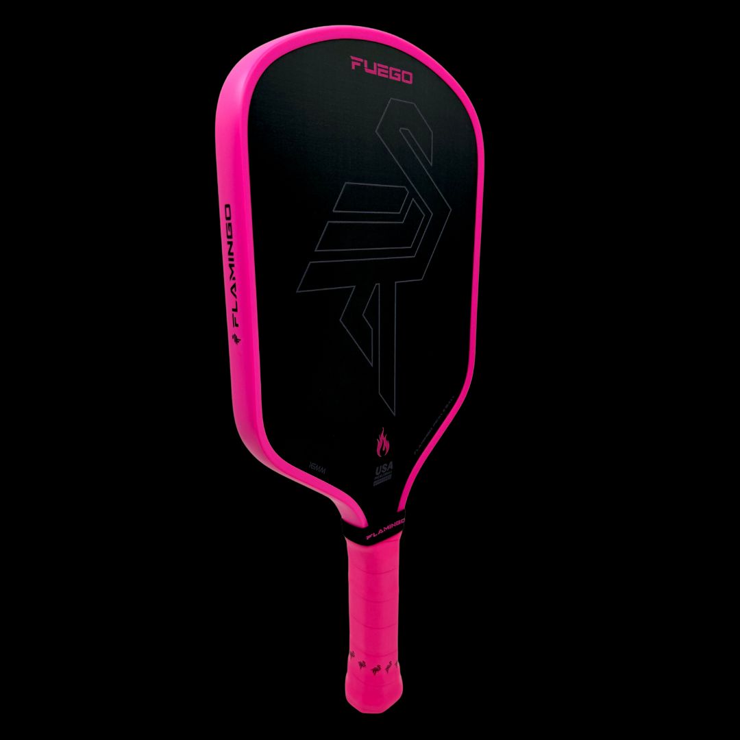 Fuego Pickleball Paddle (16mm) - Flamingo Pink + Free Paddle Cover