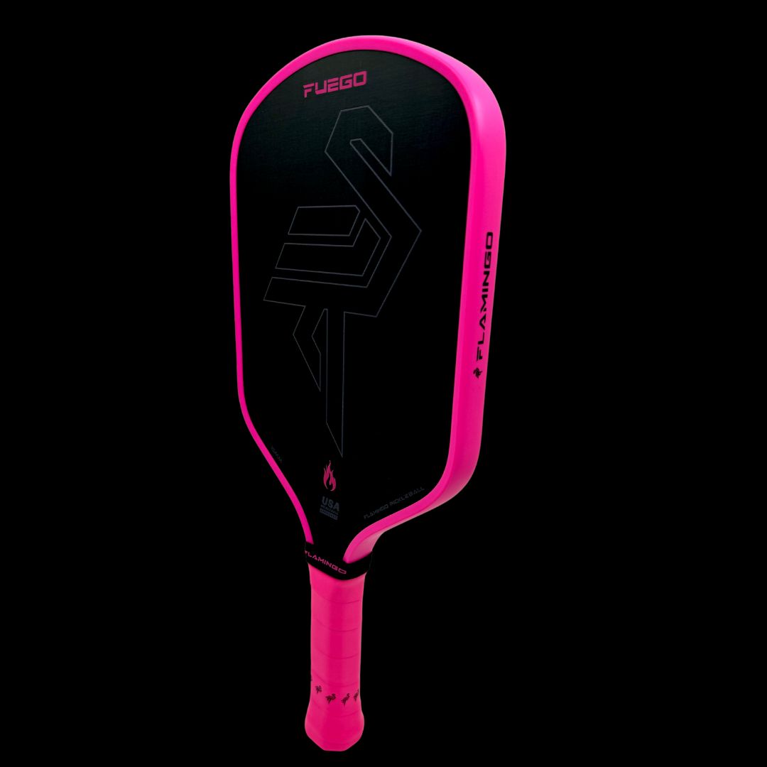 Fuego Pickleball Paddle (16mm) - Flamingo Pink + Free Paddle Cover