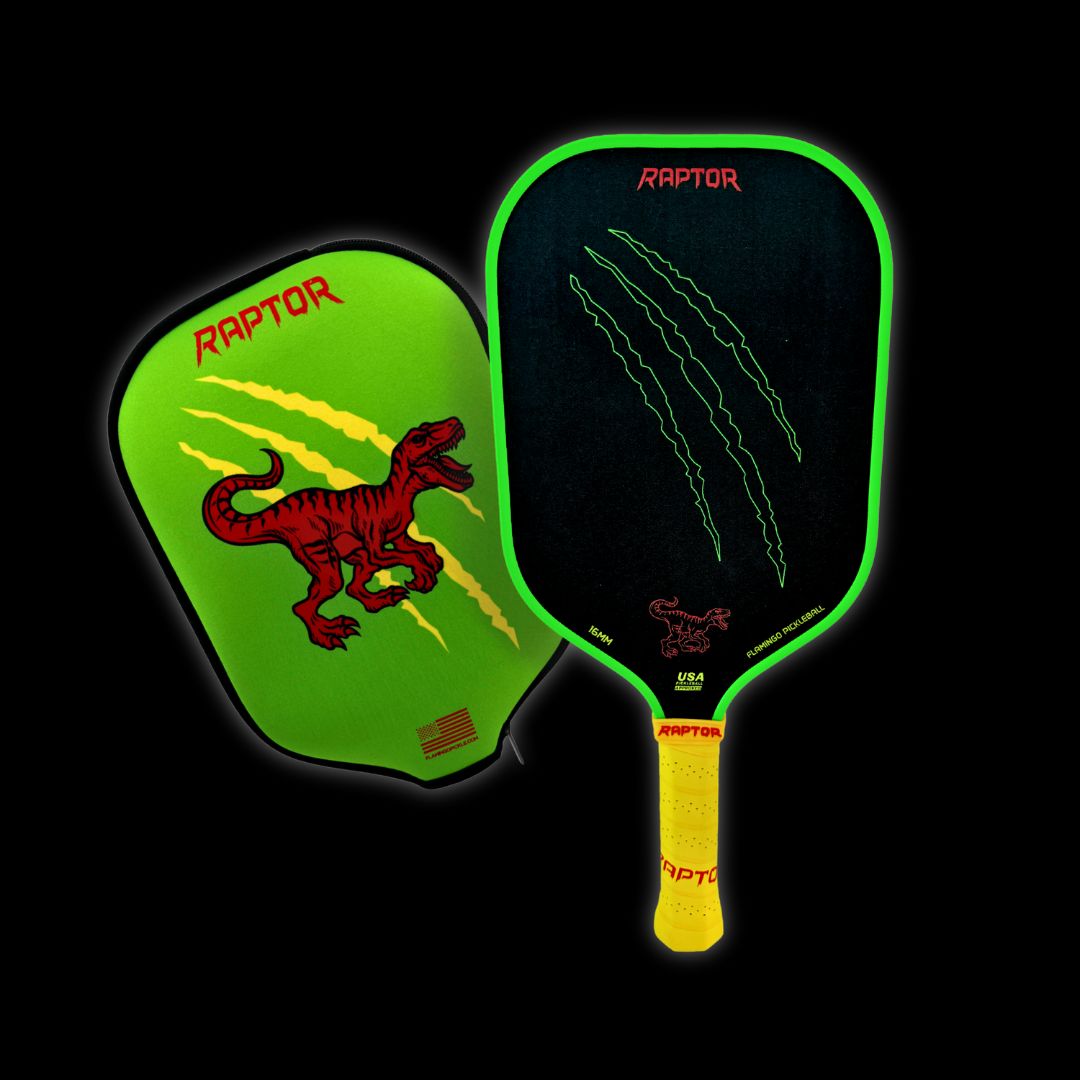 Raptor Pickleball Paddle (16mm) - Venom + Free Paddle Cover