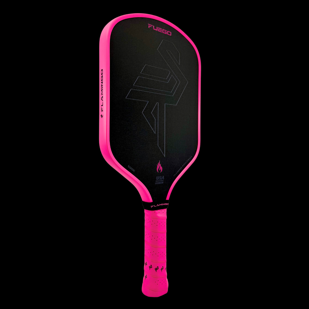 Fuego Pickleball Paddle (16mm) - Flamingo Pink + Free Paddle Cover