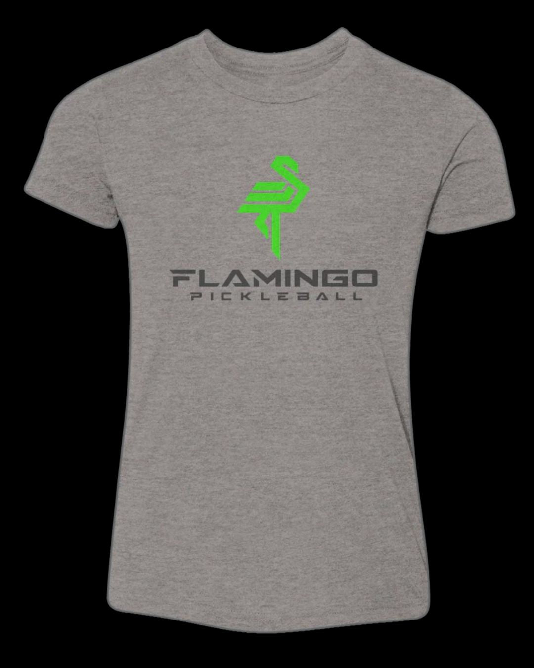 Youth Flamingo Pickleball Tee (GREEN)