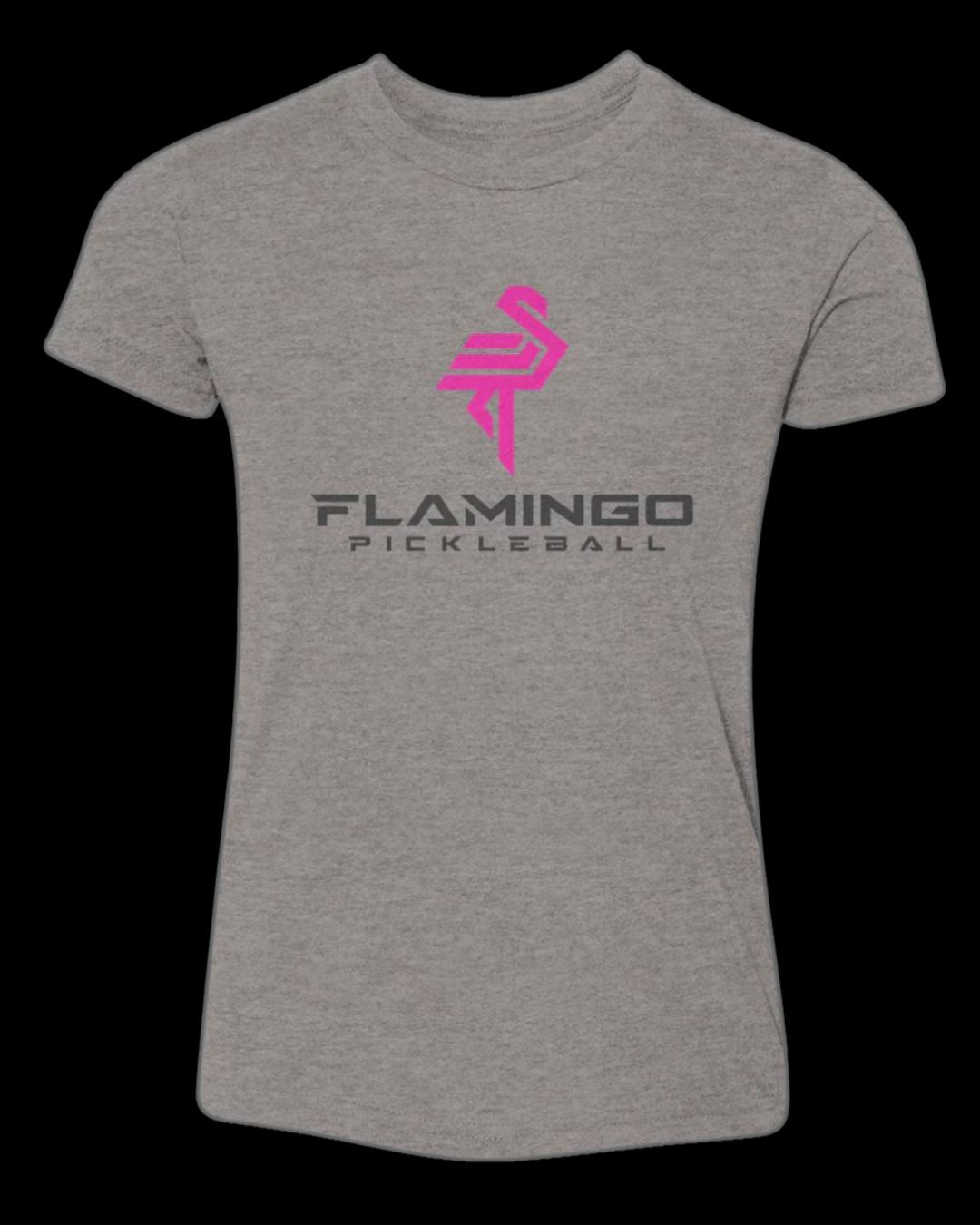 Youth Flamingo Pickleball Tee (PINK)